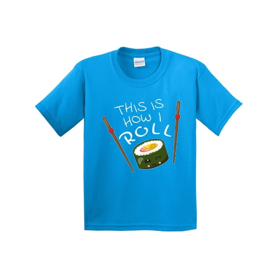 Inktastic This is How I Roll Cute Sushi Youth T-Shirt