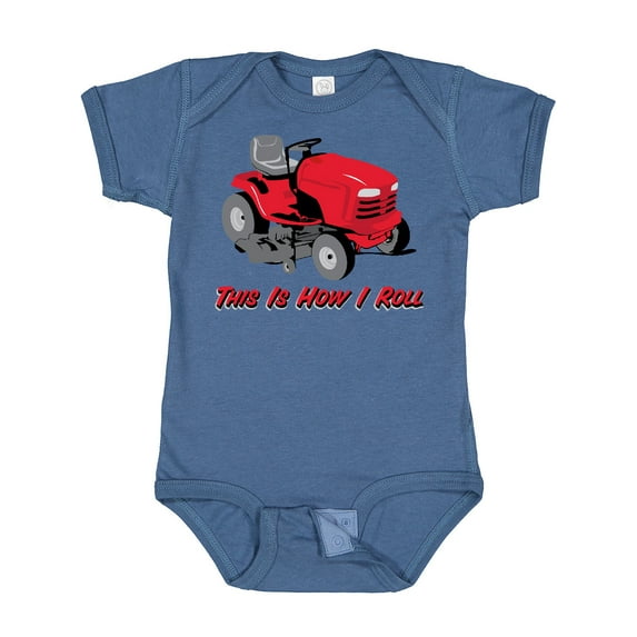 Inktastic This is How I Roll Mower Boys or Girls Baby Bodysuit