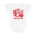 thumbnail image 1 of Inktastic This is How I Roll Tractor Red Boys or Girls Baby Bodysuit, 1 of 5