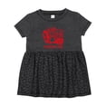 thumbnail image 1 of Inktastic This is How I Roll Tractor Red Girls Baby Dress, 1 of 5
