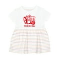 thumbnail image 1 of Inktastic This is How I Roll Tractor Red Girls Baby Dress, 1 of 5