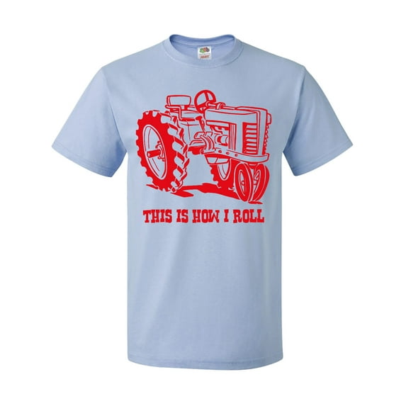 Inktastic This is How I Roll Tractor Red T-Shirt