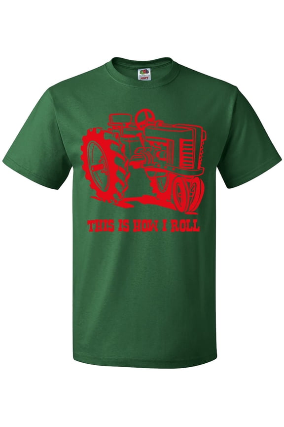 This is How I Roll Tractor Red T-Shirt