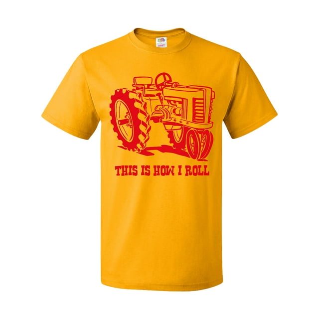Inktastic This is How I Roll Tractor Red T-Shirt