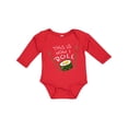 thumbnail image 1 of Inktastic This is How I Roll Cute Sushi Boys or Girls Long Sleeve Baby Bodysuit, 1 of 5