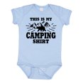 thumbnail image 1 of Inktastic This is My Camping Shirt with Bear and Moutains Boys or Girls Baby Bodysuit, 1 of 5
