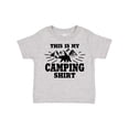 thumbnail image 1 of Inktastic This is My Camping Shirt with Bear and Moutains Boys or Girls Toddler T-Shirt, 1 of 5