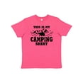 thumbnail image 1 of Inktastic This is My Camping Shirt with Bear and Moutains Youth T-Shirt, 1 of 5