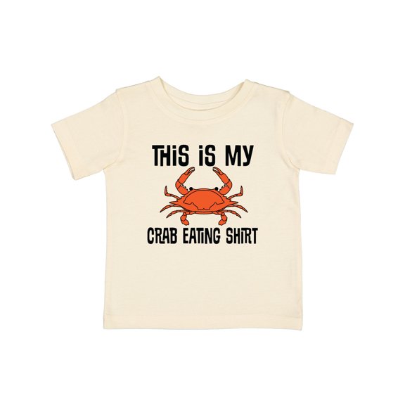 Inktastic This is My Crab Eating Shirt Boys or Girls Baby T-Shirt