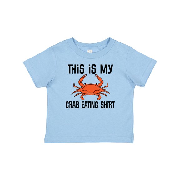 Inktastic This is My Crab Eating Shirt Boys or Girls Baby T-Shirt