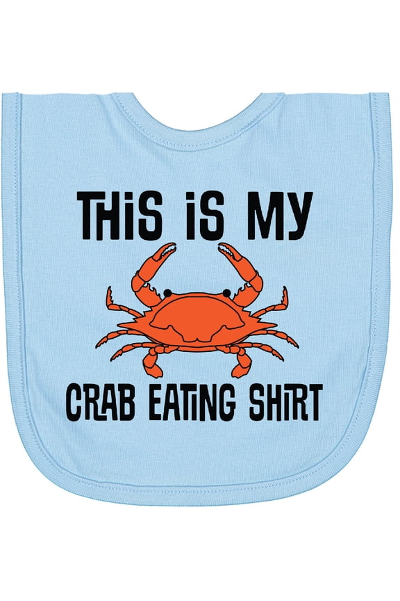 This is My Crab Eating Shirt Newborn Bib