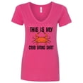 thumbnail image 1 of Inktastic This is My Crab Eating Shirt Women's V-Neck T-Shirt, 1 of 5
