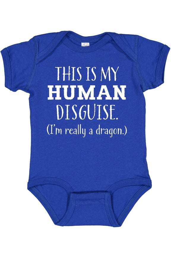 This is My Human Disguise I'm Really a Dragon Boys or Girls Baby Bodysuit