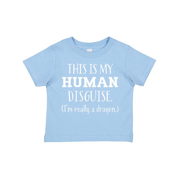 Inktastic This is My Human Disguise I'm Really a Dragon Boys or Girls Toddler T-Shirt