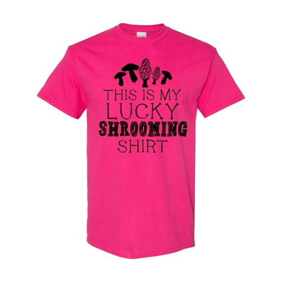 Inktastic This is My Lucky Shrooming Shirt Mushroom Hunting T-Shirt