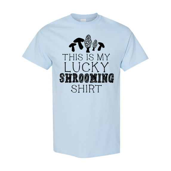 Inktastic This is My Lucky Shrooming Shirt Mushroom Hunting T-Shirt