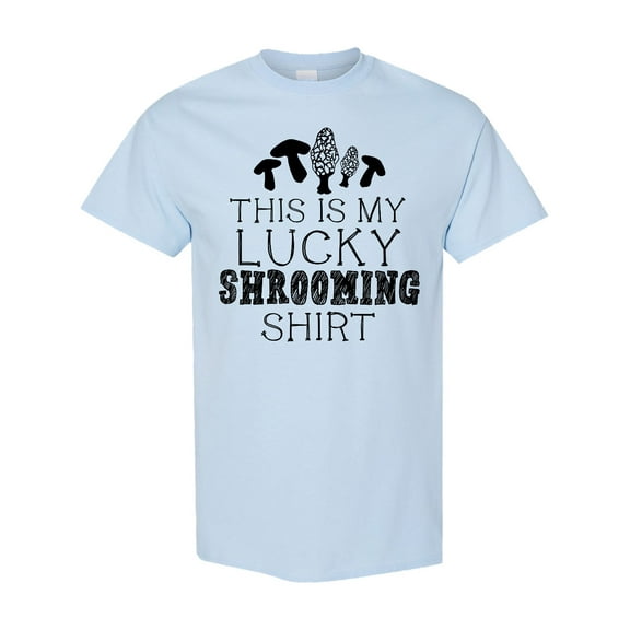 Inktastic This is My Lucky Shrooming Shirt Mushroom Hunting T-Shirt