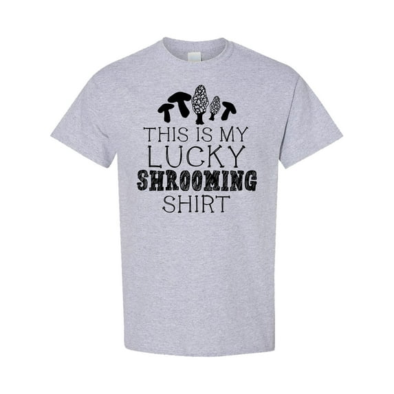 Inktastic This is My Lucky Shrooming Shirt Mushroom Hunting T-Shirt
