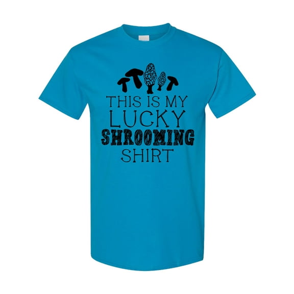 Inktastic This is My Lucky Shrooming Shirt Mushroom Hunting T-Shirt