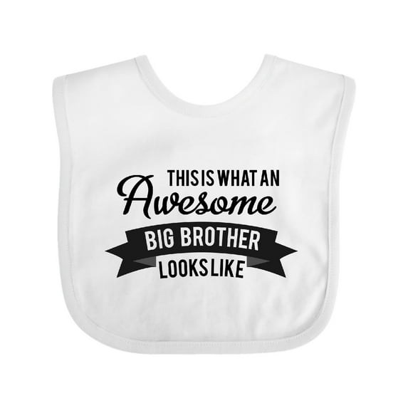 Inktastic This is What an Awesome Big Brother Looks Like Boys Baby Bib