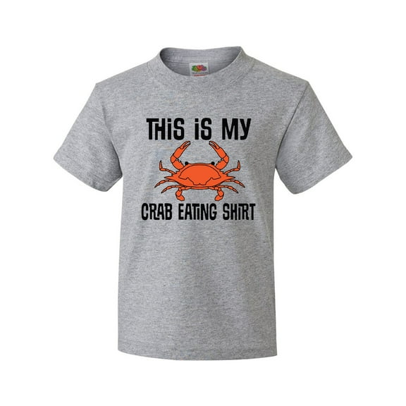 Inktastic This is my Crab Eating Shirt Youth T-Shirt