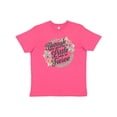 thumbnail image 1 of Inktastic Though She Be But Little She is Fierce with Flower Circle Illustration Youth T-Shirt, 1 of 5
