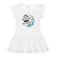 thumbnail image 1 of Inktastic Though She Be but Little Fierce Quote Girls Baby Dress, 1 of 4