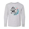 thumbnail image 1 of Inktastic Though She Be but Little Fierce Quote Long Sleeve Youth T-Shirt, 1 of 5