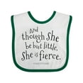 thumbnail image 1 of Inktastic Though She Be but Little Shakespeare Quote Boys or Girls Baby Bib, 1 of 4