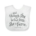 thumbnail image 1 of Inktastic Though She Be but Little Shakespeare Quote Boys or Girls Baby Bib, 1 of 4