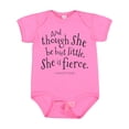 thumbnail image 1 of Inktastic Though She Be but Little Shakespeare Quote Boys or Girls Baby Bodysuit, 1 of 5