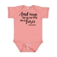 thumbnail image 1 of Inktastic Though She Be but Little She is Fierce Quote Shakespeare Girls Baby Bodysuit, 1 of 5