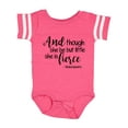 thumbnail image 1 of Inktastic Though She Be but Little She is Fierce Quote Shakespeare Girls Baby Bodysuit, 1 of 5