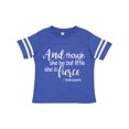thumbnail image 1 of Inktastic Though She Be but Little She is Fierce Quote Shakespeare Girls Toddler T-Shirt, 1 of 5