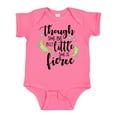 thumbnail image 1 of Inktastic Though She Be but Little She is Fierce Shakespeare Girls Baby Bodysuit, 1 of 5