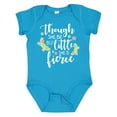 thumbnail image 1 of Inktastic Though She Be but Little She is Fierce Shakespeare Girls Baby Bodysuit, 1 of 5