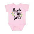thumbnail image 1 of Inktastic Though She Be but Little She is Fierce Shakespeare Girls Baby Bodysuit, 1 of 5