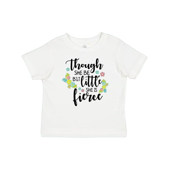 Inktastic Though She Be but Little She is Fierce Shakespeare Girls Baby T-Shirt