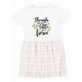 thumbnail image 1 of Inktastic Though She Be but Little She is Fierce Shakespeare Girls Toddler Dress, 1 of 5