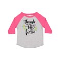 thumbnail image 1 of Inktastic Though She Be but Little She is Fierce Shakespeare Girls Toddler T-Shirt, 1 of 5