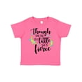 thumbnail image 1 of Inktastic Though She Be but Little She is Fierce Shakespeare Girls Toddler T-Shirt, 1 of 5