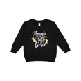 thumbnail image 1 of Inktastic Though She Be but Little She is Fierce Shakespeare Toddler Sweatshirt, 1 of 4