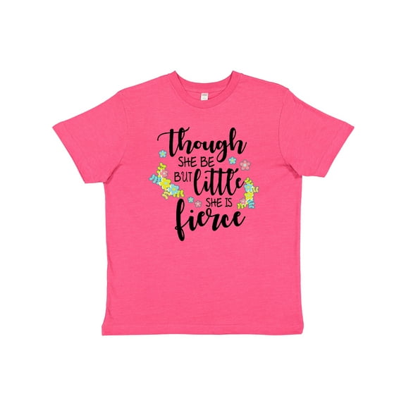 Inktastic Though She Be but Little She is Fierce Shakespeare Youth T-Shirt