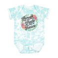 thumbnail image 1 of Inktastic Though She Be but Little She is Fierce with Flower Circle Illustration Girls Baby Bodysuit, 1 of 5