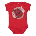 thumbnail image 1 of Inktastic Though She Be but Little She is Fierce with Flower Circle Illustration Girls Baby Bodysuit, 1 of 5