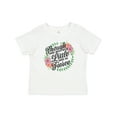 thumbnail image 1 of Inktastic Though She Be but Little She is Fierce with Flower Circle Illustration Girls Baby T-Shirt, 1 of 5