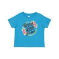 thumbnail image 1 of Inktastic Though She Be but Little She is Fierce with Flower Circle Illustration Girls Baby T-Shirt, 1 of 5