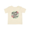 thumbnail image 1 of Inktastic Though She Be but Little She is Fierce with Flower Circle Illustration Girls Baby T-Shirt, 1 of 5
