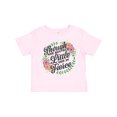 thumbnail image 1 of Inktastic Though She Be but Little She is Fierce with Flower Circle Illustration Girls Toddler T-Shirt, 1 of 5