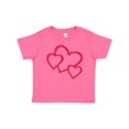thumbnail image 1 of Inktastic Three Red Hearts Boys or Girls Baby T-Shirt, 1 of 5